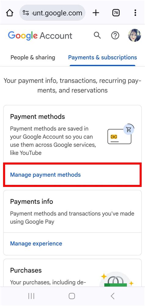 google payments center charges